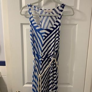 Belted maxi dress